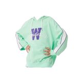 İREM ÇOCUK GİYİM Kız Çocuk Wonderless Yazı Desenli Kolları Şeritli Kapüşonlu Sweatshirt IRM2203C