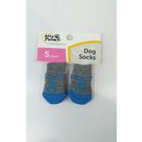 İREM Köpek Çorabı Kaymaz Taban 4lü Small S-xs-kedi-mavi