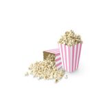 İrem Parti Dükkanı 8'Li Mısır Kutusu Çizgili Renk Popcorn Patlamış Mısır Kutusu Masa Üzeri Süsleri