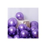 İrem Parti Dükkanı Mor Krom Balon (Aynalı Balon) 10 Adet