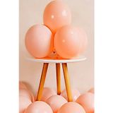 İrem Parti Dükkanı Somon Makaron Pastel Balon 10 Adet