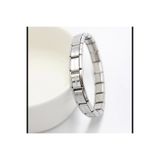 İREM YILDIZ Italian Charm Silver Detailed Nomination Model Bileklik