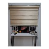 İremKaraHome Bambu Raks Koyu Krem Zebra Perde