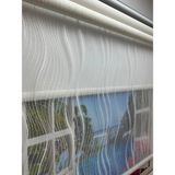 İREMKARAHOME Çift Mekanizmalı Tül ve Stor Perde Düz - Model 5 - Beyaz - 80 x 260 cm