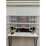 İREMKARAHOME Çift Mekanizmalı Tül ve Stor Perde - Model 8 - 130 x 260 cm - Beyaz