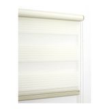 İremKaraHome Geniş Pilise Krem Zebra Perde 130x260