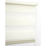 İremKaraHome Geniş Pilise Krem Zebra Perde