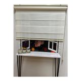 İremKaraHome Geniş Plise Krem Zebra Perde