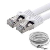 Irenis 1 Metre Cat7 Kablo S/Ftp Lszh Ethernet Network Lan Ağ Kablosu Beyaz