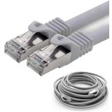 Irenis 1 Metre Cat7 Kablo S/Ftp Lszh Ethernet Network Lan Ağ Kablosu Gri