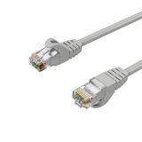 IRENIS 2 Metre Cat7 Ethernet Ağ Kablosu, U/UTP Korumalı, RJ-45 Konektör (Gri, 2 Metre)