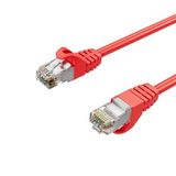 IRENIS 2 Metre Cat7 Ethernet Ağ Kablosu, U/UTP Korumalı, RJ-45 Konektör (Kırmızı, 2 Metre)