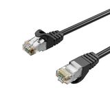 IRENIS 2 Metre Cat7 Ethernet Ağ Kablosu, U/UTP Korumalı, RJ-45 Konektör (Siyah, 2 Metre)