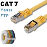 IRENIS 2 Metre CAT7 Kablo Yassı FTP Ethernet Network LAN Ağ Kablosu HBRCAT7-3020