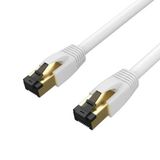 IRENIS 2 Metre CAT8 Kablo F/FTP LSZH Ethernet Network Lan Ağ Kablosu Gri