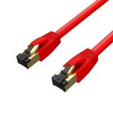 Irenıs 2 Metre Cat8 Kablo F/ftp Lszh Ethernet Network Lan Ağ Kablosu - Kırmızı