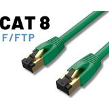 Irenıs 2 Metre Cat8 Kablo F/ftp Lszh Ethernet Network Lan Ağ Kablosu - Yeşil