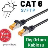 Irenis 20 Metre Cat6 Kablo Dış Ortam Açıkhava Ethernet Network LAN Kablosu