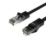 IRENIS 25 cm Cat7 S/FTP PUR Endüstriyel Ethernet Kablosu, RJ45-RJ45, 10Gbit/s, UV ve Yağ Dayanıklı, Dış Ortam, Siyah