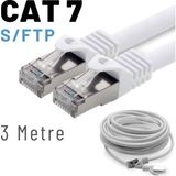 Irenıs 3 Metre Cat7 Kablo S/ftp Lszh Ethernet Network Lan Ağ Kablosu - Beyaz