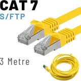Irenıs 3 Metre Cat7 Kablo S/ftp Lszh Ethernet Network Lan Ağ Kablosu - Sarı