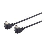 IRENIS 4K, altın kaplama, 2x açılı HDMI Kablo 1,5 Metre