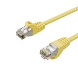 IRENIS 50 cm CAT7 Ethernet Network İnternet Lan Kablosu, Yüksek Hızlı Ağ Kablosu, Bilgisayar ve Ağ Cihazları İçin (Sarı)