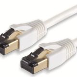 Irenıs 50 cm Cat8 Kablo F/ftp Lszh Ethernet Network Lan Ağ Kablosu - Beyaz