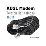 Irenis ADSL VDSL Modem Kablosu RJ11 Kablo. Köken Telefon Kablosu 10 M