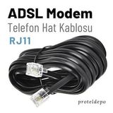 Irenis Adsl Vdsl Modem Kablosu Rj11 Kablo Köken Telefon Kablosu