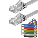 IRENIS CAT6 RJ45 5 m Yassı Gri Ethernet Kablosu