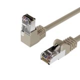 Irenıs Cat6 S/ftp Dirsek Kablo, Gri 1 Metre
