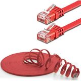IRENIS CAT6 Yassı Ethernet (Network, LAN) Kablosu, Kırmızı, 5 metre