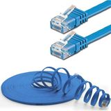 IRENIS CAT6 Yassı Ethernet (Network, LAN) Kablosu, Mavi, 3 metre