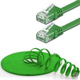 IRENIS CAT6 Yassı Ethernet (Network, LAN) Kablosu, Yeşil, 2 metre