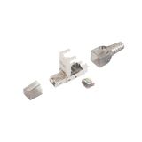 IRENIS CAT6A CAT7 LSA Konnektör, Aletsiz Montaj, Ağ Kablosu Bağlantı Adaptörü, STP Ekranlı, 10GBASE-T Uyumlu, Siyah, CAT6A CAT7 Model