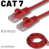 IRENIS CAT7 50 cm Kırmızı Lan Ağ İnternet Kablosu
