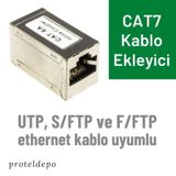 Irenıs Cat7 Ethernet Kablo Ekleyici, Birleştirici, Uzatıcı