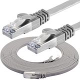 IRENIS CAT7 Gri 1 metre Yassı FTP Ethernet Network Lan İnternet Kablosu