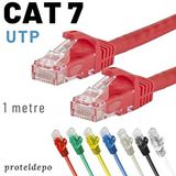Irenıs Cat7 Kablo Ethernet Network Internet Lan Ag Kablosu 1 Metre Kirmizi