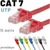 Irenıs Cat7 Kablo Ethernet Network Internet Lan Ag Kablosu 15 Metre Kirmizi