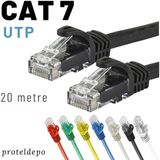 Irenıs Cat7 Kablo Ethernet Network Internet Lan Ag Kablosu 20 Metre Siyah