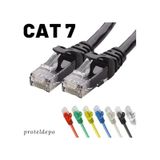 Irenis CAT7 Kablo Ethernet Network İnternet Lan Ağ Kablosu 5 M-Siyah
