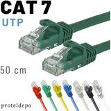 Irenis CAT7 Kablo Ethernet Network İnternet Lan Ağ Kablosu 50 CM-Yeşil