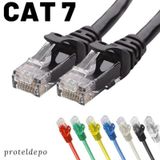 Irenis CAT7 Kablo Ethernet Network İnternet LAN Kablosu, 25 CM -Kırmızı 5 Adet
