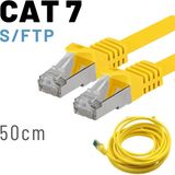 Irenis CAT7 Kablo S/FTP LSZH Ethernet Network Lan Ağ Kablosu 50 CM-Sarı