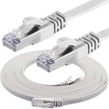 IRENIS CAT7 Yassı FTP Ethernet Network Lan İnternet Kablosu, Beyaz 2 metre