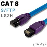 IRENIS CAT8 Kablo S/FTP LSZH Ethernet Network LAN Ağ Kablosu, 20 metre CAT8-1200