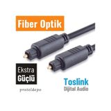 Irenis Fiber Optik Kablo Toslink Optik Ses Kablosu Ekstra Kalın 3 M