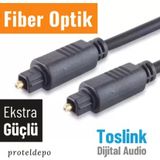 IRENIS Fiber Optik Kablo Toslink Optik Ses Kablosu, Ekstra Kalın 5 Metre